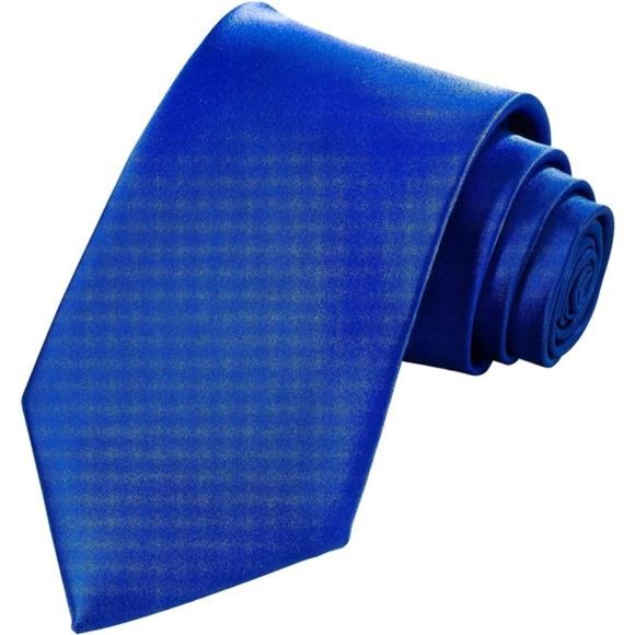 TIE Solid Satin Color Formal Necktie and Pocket Square Sets in Gift Box - Picture 4 of 6